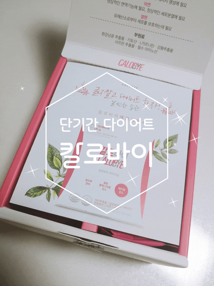 단기간 다이어트 시작, 칼로바이 오리지널 플러스업
