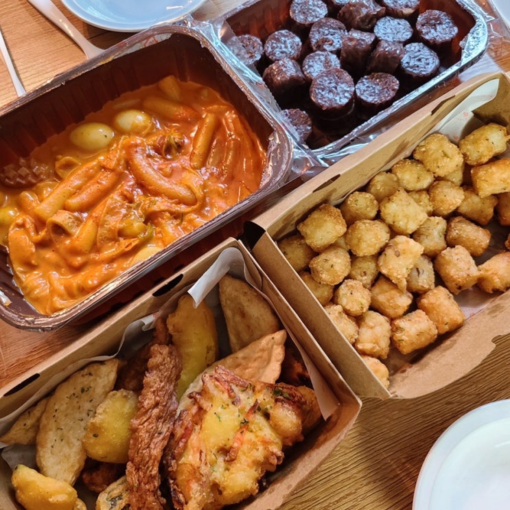  <배달 음식> 감자폭탄 로제 떡볶이가 맛있는 삼첩분식
