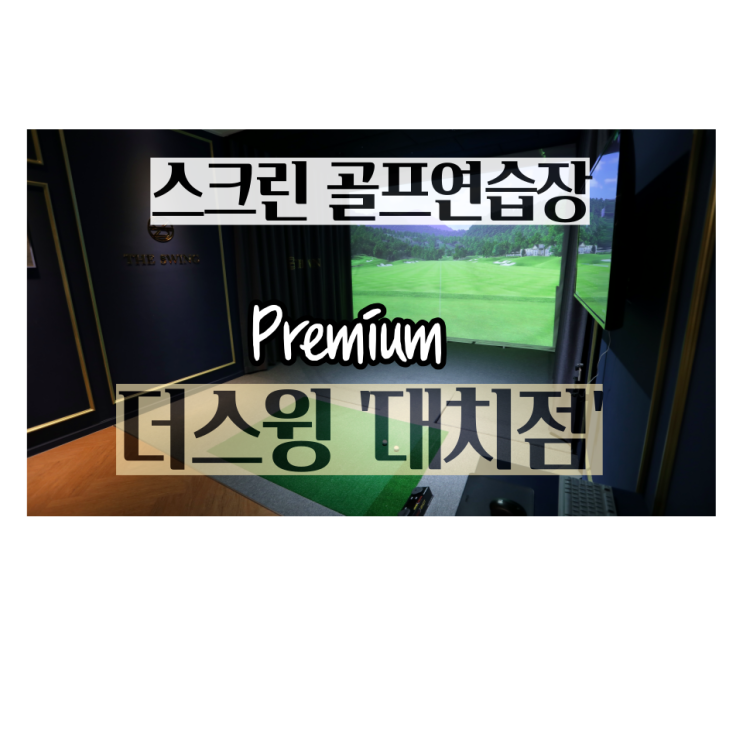  Premium 강남스크린 골프연습장 더스윙 대치점