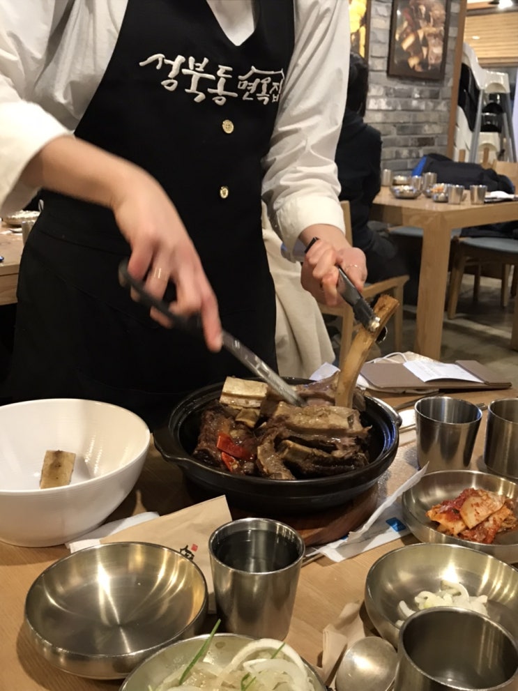 [성북동 면옥집] 갈비탕, 갈비찜 + 회냉면 꿀조합 후기 (주차정보)