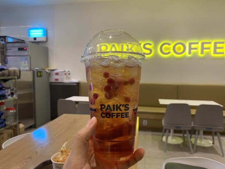  빽다방 후덜덜한 신제품 레드불꽃파워!!! 업 업!!!