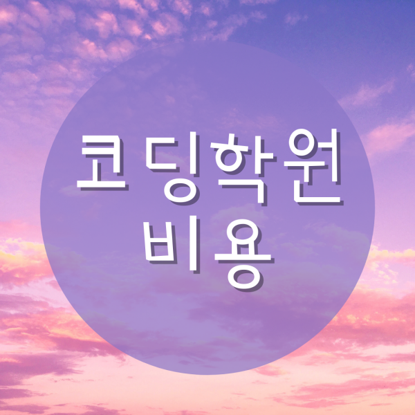  코딩학원비용, 싼게 비지떡
