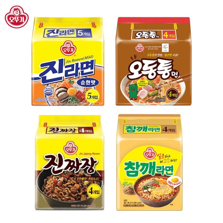 많이 팔린 오뚜기 진라면순한맛5p+오동통면4p+진짜장4p+참깨라면4p 세트, 17개 추천합니다