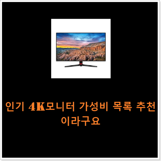 인기 4k모니터 가성비 목록 추천이라구요 인기 4k모니터 가성비 목록 추천이라구요