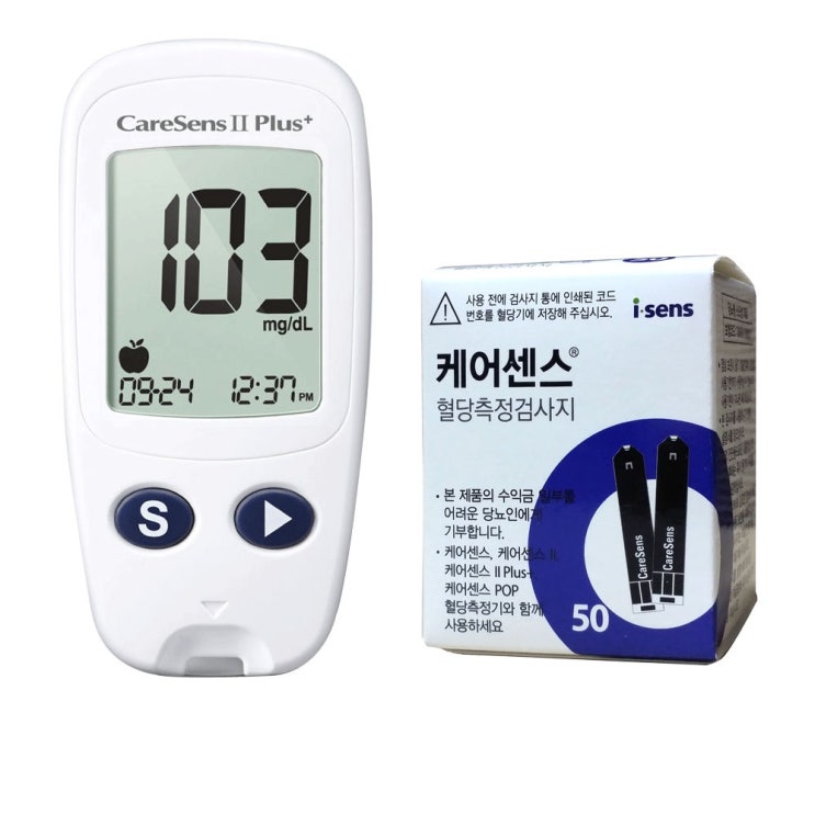 인기있는 케어센스2 플러스 혈당측정기+시험지60매+침110개+솜100개 혈당측정기 세트, 1개 추천해요 인기있는 케어센스2 플러스 혈당측정기+시험지60매+침110개+솜100개 혈당측정기 세트, 1개 추천해요