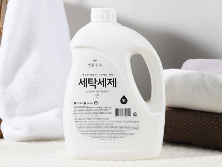  순하고 강한 세탁세제~ [생활공유 대용량 약체세제]