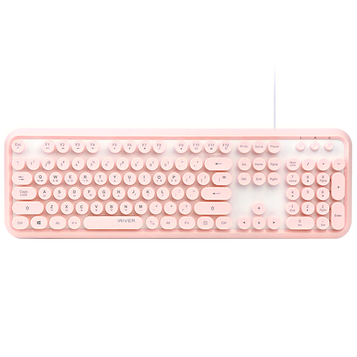 의외로 인기있는 아이리버 BUBBLE 유선 키보드 IR-K10, Pink ··· 의외로 인기있는 아이리버 BUBBLE 유선 키보드 IR-K10, Pink ···