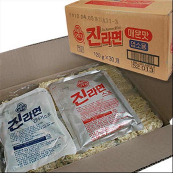 의외로 인기있는 오뚜기 진라면 업소용 매운맛 120g*30개입(스프포함), 단일 총 수량, 30개 추천합니다 의외로 인기있는 오뚜기 진라면 업소용 매운맛 120g*30개입(스프포함), 단일 총 수량, 30개 추천합니다