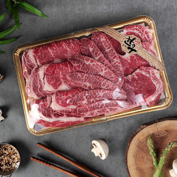 요즘 인기있는 1등급 한우 구이용선물세트 1.2kg(등심500g 채끝500g 특수200g), 단품 추천해요