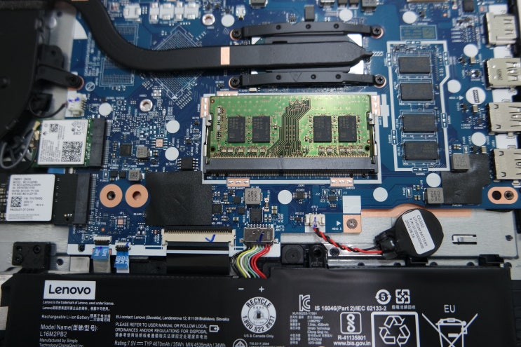  ideapad 3 15IIL05 81WE 메모리 업그레이드 작업
