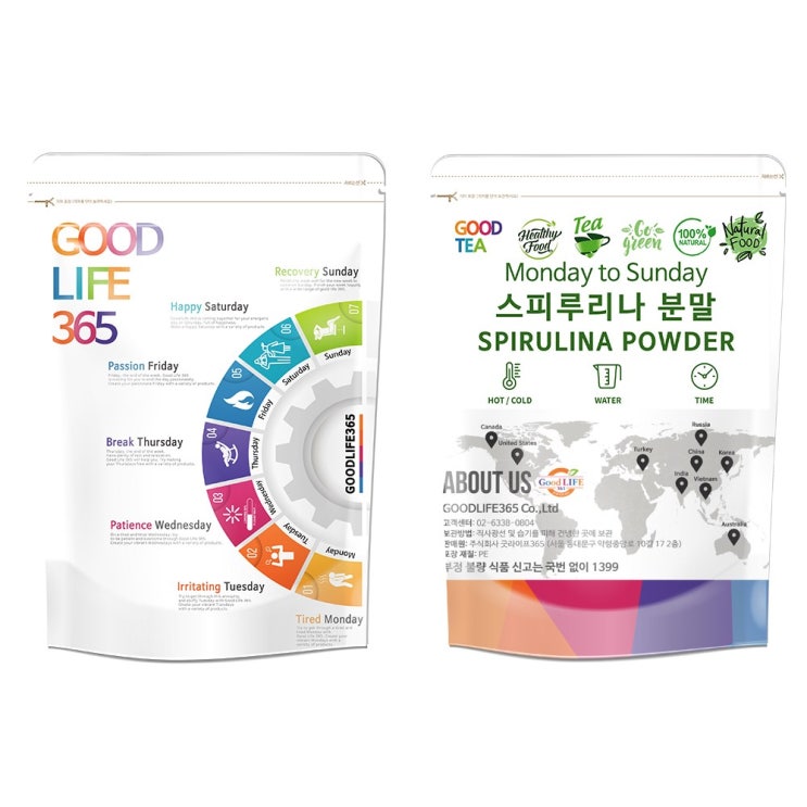 선호도 높은 굿라이프365 스피루리나 스피룰리나 분말 500g 대용량, 1팩 ··· 선호도 높은 굿라이프365 스피루리나 스피룰리나 분말 500g 대용량, 1팩 ···