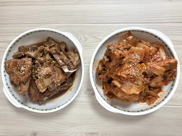  돼지등갈비찜 / 김치돼지등갈비찜 / 묵은지등갈비찜 / 간장돼지등갈비찜 만들기