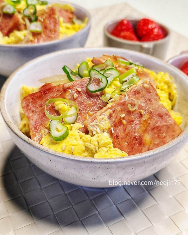 스팸요리 스팸돈부리 덮밥 양념맛이 좋은 한그릇 집밥