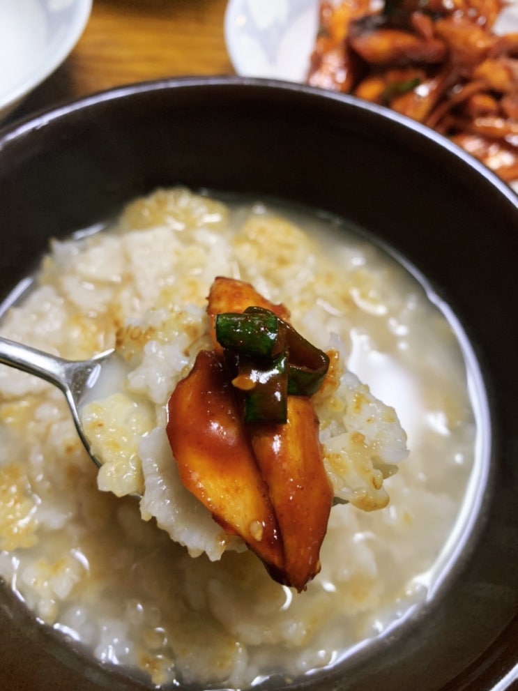  고소한 누룽지로 순한 한끼, 누룽지 끓이는 법 with 누룽씬