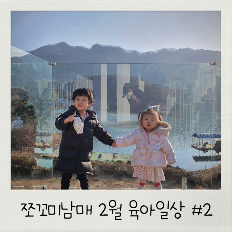  쪼꼬미남매 육아일기 38개월 19개월 아기 2월 육아일상