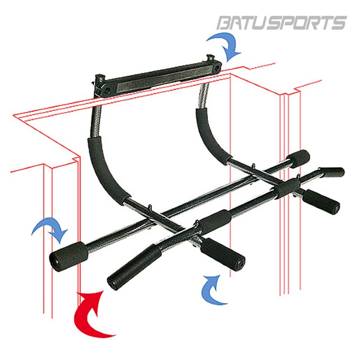 최근 많이 팔린 바투스포츠 가정용 철봉 멀티 도어짐 문틀철봉 실내 턱걸이기구 풀업바 푸쉬업바 치닝디핑 핫템 ···