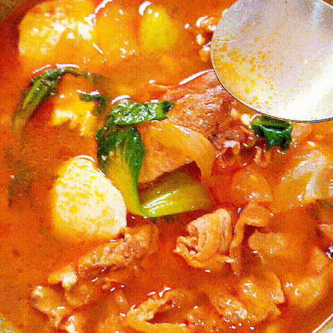  차돌 짬뽕만들기 : 미슐짬뽕분말 불맛 제대로 (+순두부짬뽕밥)