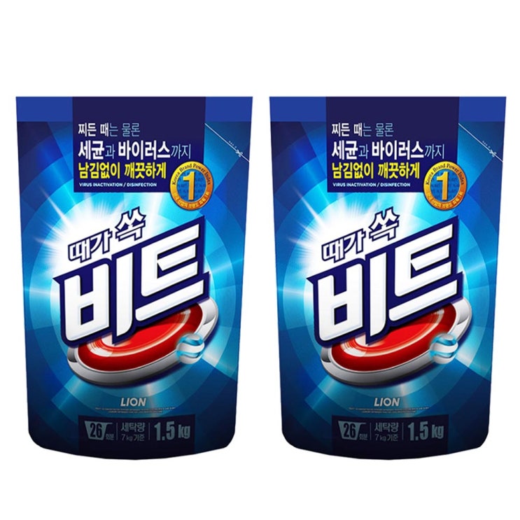 잘나가는 비트 파우치 분말세제, 1.5kg, 2개(로켓배송) 추천합니다 잘나가는 비트 파우치 분말세제, 1.5kg, 2개(로켓배송) 추천합니다