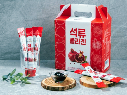  [비타할로]석류+저분자 피쉬콜라겐 젤리스틱 효능·복용법
