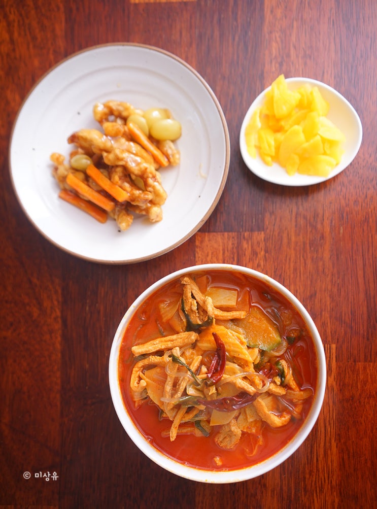  불맛 짬뽕이 먹고 싶을 때! 가마솥 진 곰탕 고기짬뽕탕 해물짬뽕탕