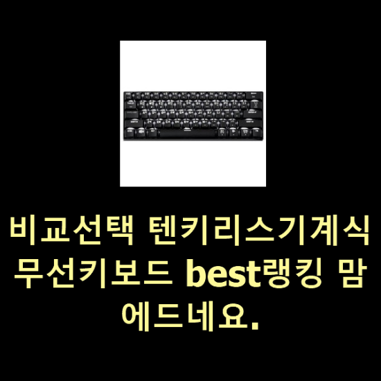 비교선택 텐키리스기계식무선키보드 best랭킹 맘에드네요.