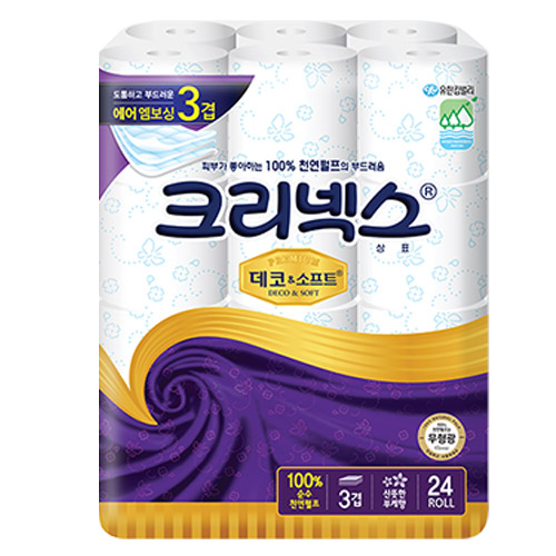 핵가성비 좋은 크리넥스 데코앤소프트 35m 24롤 롤화장지 추천합니다 핵가성비 좋은 크리넥스 데코앤소프트 35m 24롤 롤화장지 추천합니다