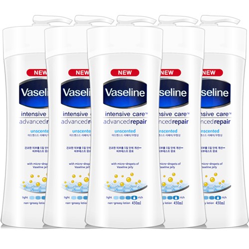 잘나가는 바세린 인텐시브케어 어드밴스드 리페어 바디로션, 450ml, 5개 ··· 잘나가는 바세린 인텐시브케어 어드밴스드 리페어 바디로션, 450ml, 5개 ···