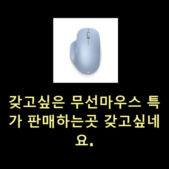  갖고싶은 무선마우스 특가 판매하는곳 갖고싶네요.