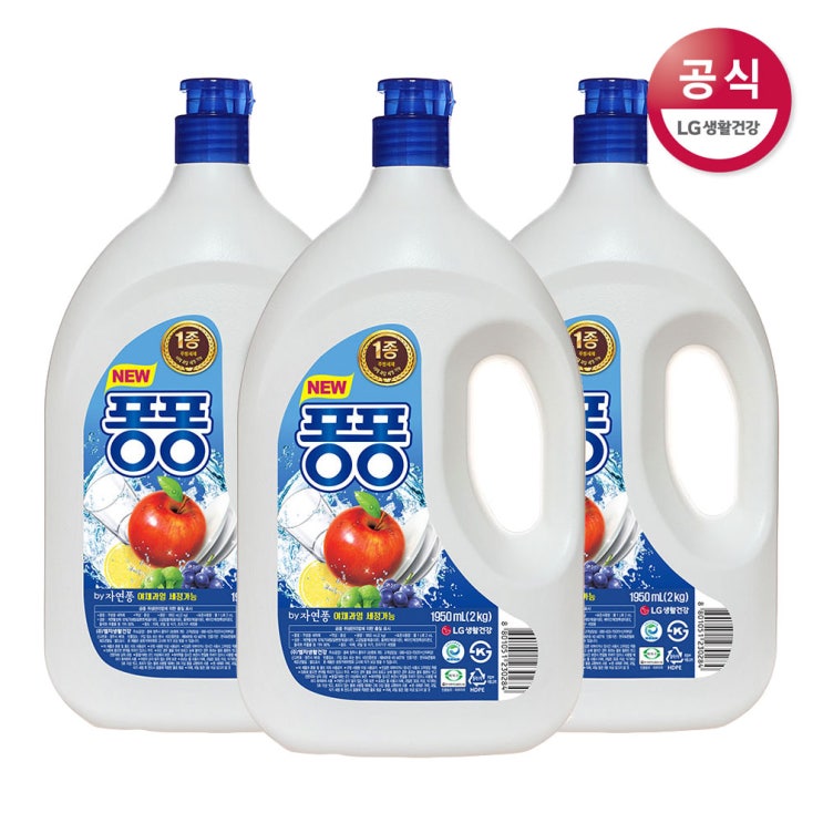 요즘 인기있는 퐁퐁 항균 주방세제, 2kg, 3개 좋아요 요즘 인기있는 퐁퐁 항균 주방세제, 2kg, 3개 좋아요