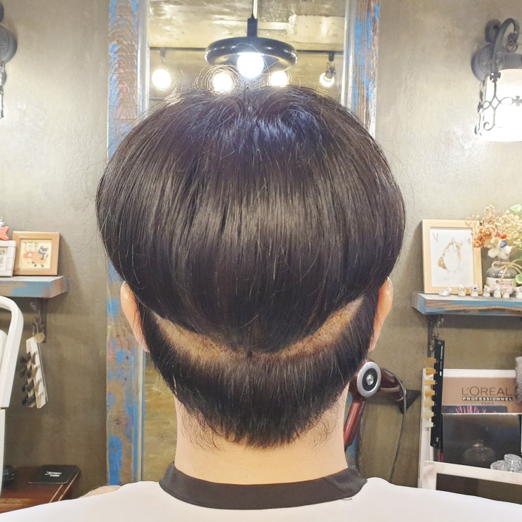  투블럭 상고 뒷머리 기르기