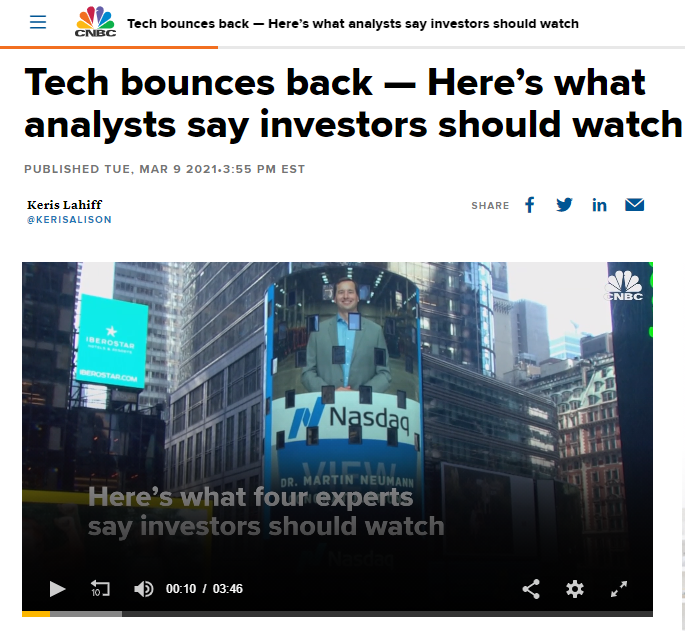  [정보.19] 미국 증시 관련 CNBC 기사글과 나의 고찰