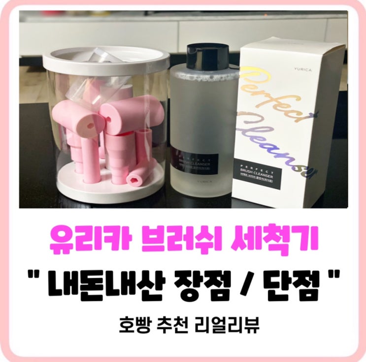 [브러쉬세척기추천] 내돈내산유리카브러쉬세척기장점과단점(광고아님)