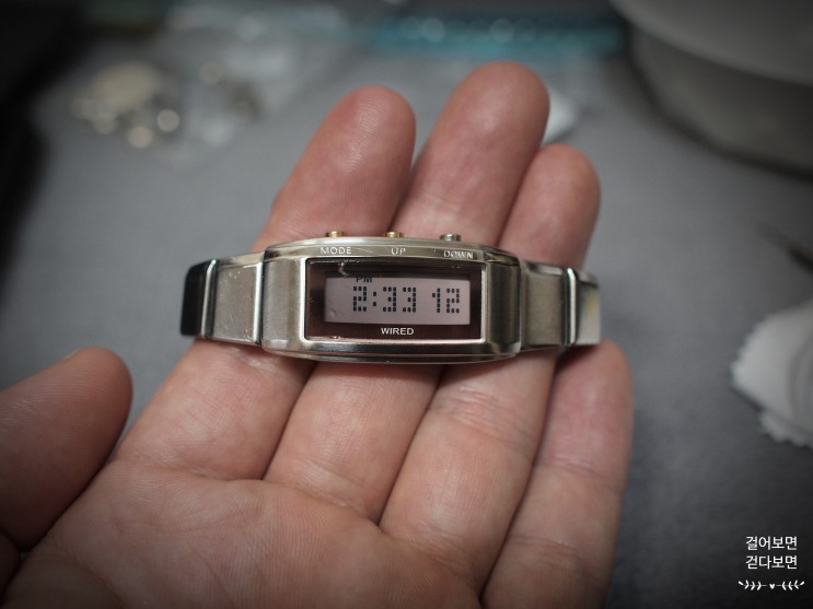 세이코 와이어드 SEIKO WIRED 시계 배터리 교체 W540-X001