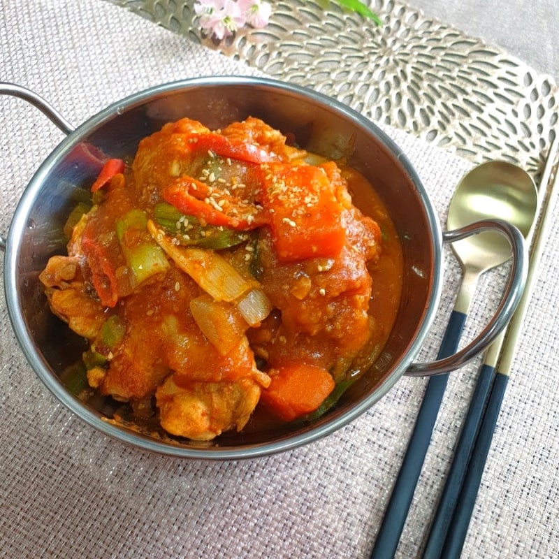 매콤한 빨간찜닭 레시피 맛있게 만드는 법