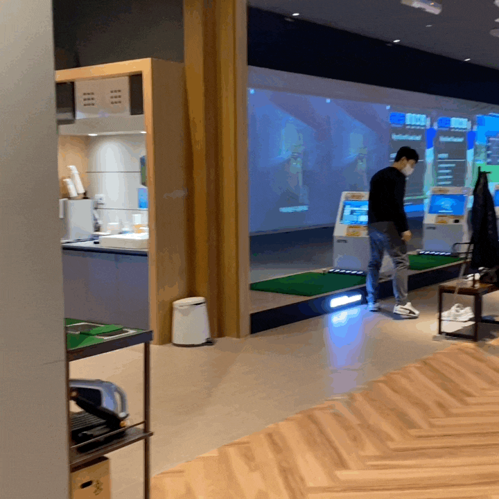  일산 골프연습장에서 골프레슨 백스윙 기초