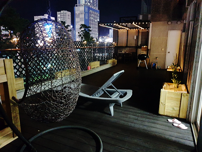  테라스 꾸미기 - 파고라 보조 선반, 의자 만들기
