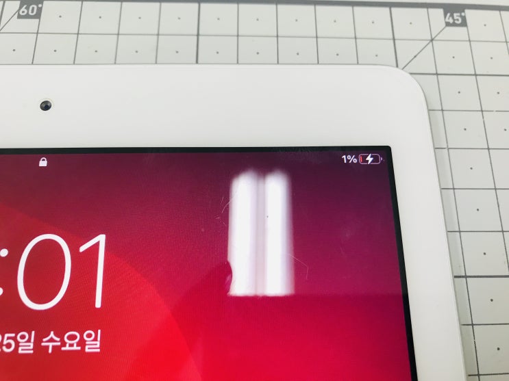  아이패드 충전 불량으로 인한 단자 교체수리(에어1,5,6,7세대)