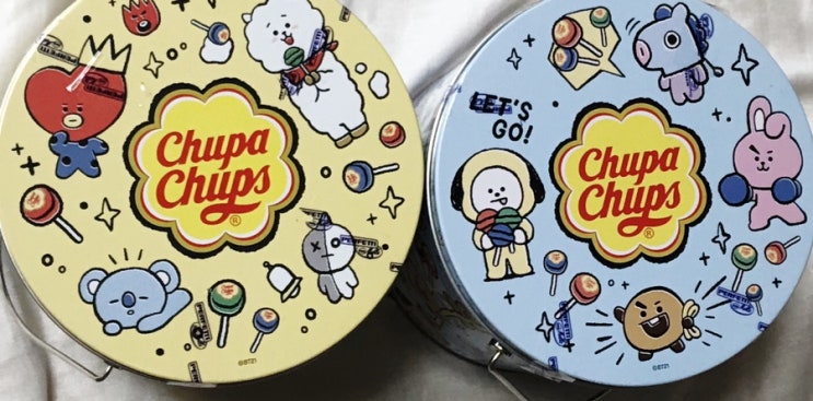  츄파춥스 BT21 틴케이스 @ 화이트 데이