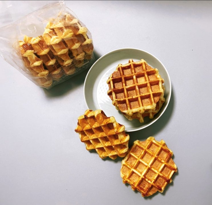  아이 간식, 벨기에 정통 리에주 와플 진짜 맛있어요.