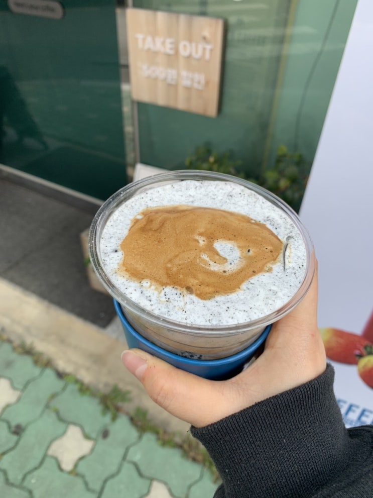  바리스타 어쩌구.. 추천받아 가본 호계 커피플로우️!