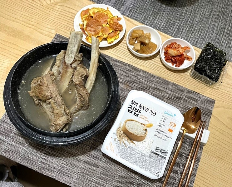  [통갈비 그대로 왕갈비탕 & glyde 글라이드 즉석밥: 재주문 후기]
