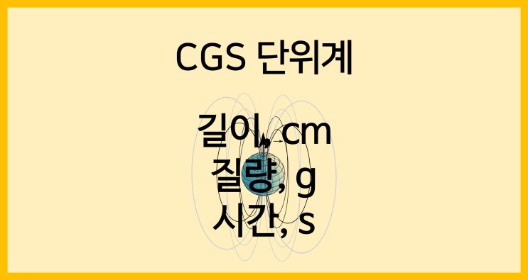 [기타 단위계]CGS 단위계