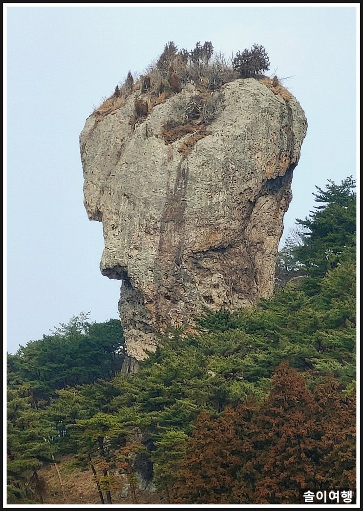  얼굴 모양의  고창병바위와 소반바위, 천자바위-산행간단,멋진풍경