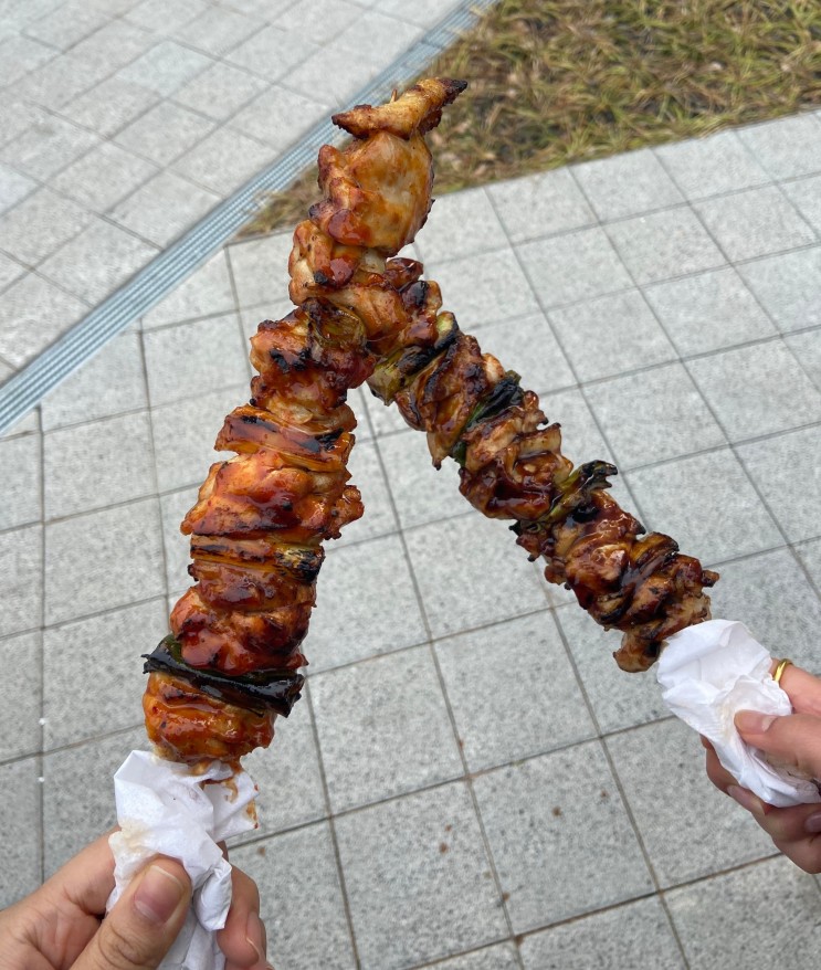 서울숲역 맛집, 길거리 닭꼬치 먹은 후기