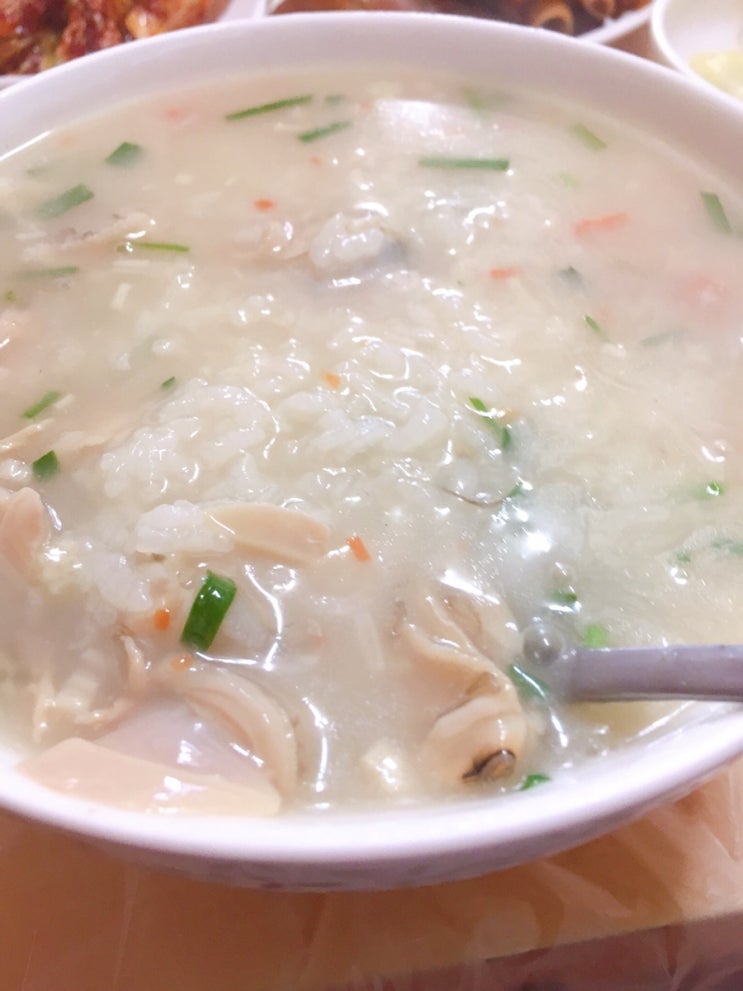  영광맛집 한성식당 백합죽 한그릇 뚝딱