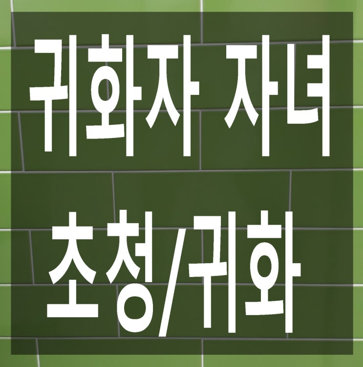  귀화자의 미성년 자녀 초청 및 영주권, 특별귀화 신청 방법