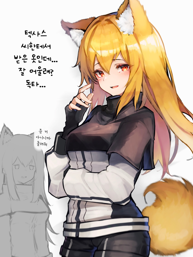  [번역] 텍사스 흉내내는 소라(제목 미상) [タブヘッド] [명일방주/단편]
