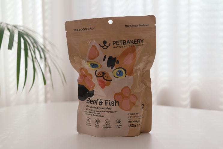 펫베이커리 고양이 동결건조사료 소고기&생선 토핑용으로 추천!