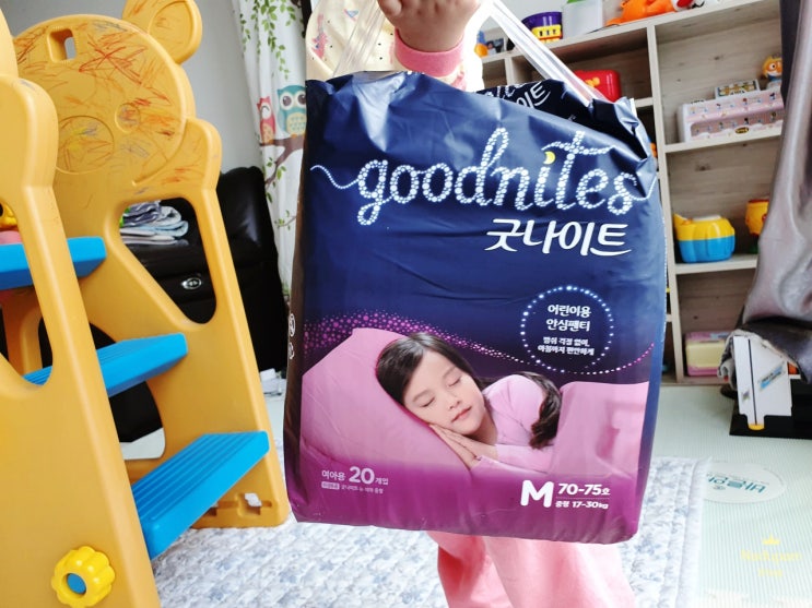  소아 야뇨증 굿나이트 아기배변훈련팬티 안심 하세요