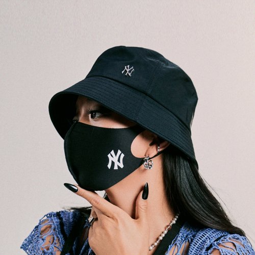  재사용 가능한 데일리 마스크!! MLB 스몰로고 컬러 마스크 NY 추천!!